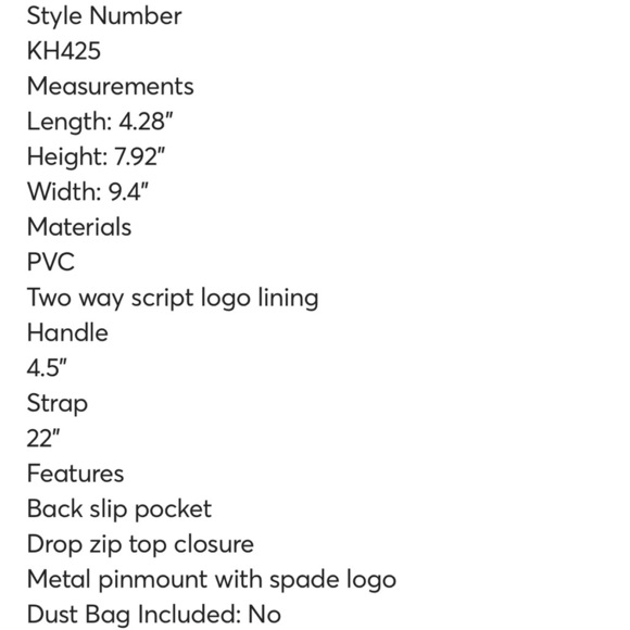 Kate Spade Pink Signature Small Tote Bag VEGAN - Picture 9 of 14